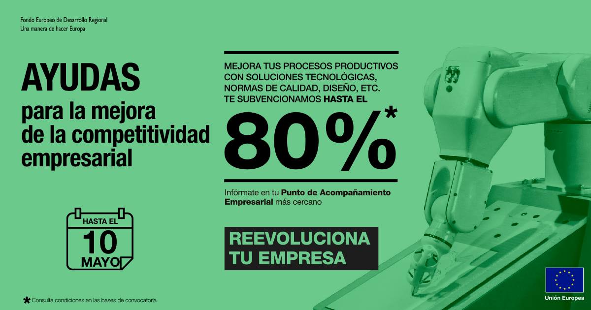 Abierta convocatoria de ayudas para la mejora competitiva de la PYME ...