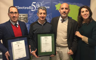 ELECTROFIL OESTE DISTRIBUCIÓN, SL CERTIFICA SU SISTEMA DE CALIDAD Y MEDIO AMBIENTE