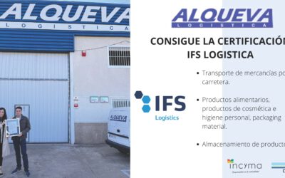 ALQUEVA LOGISTICA YA DISPONE DE SU CERTIFICADO IFS LOGISTICS v2.3