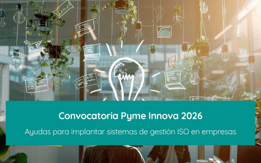 Convocatoria Pyme Innova 2026 ayudas para implantar sistemas de gestión ISO en empresas.