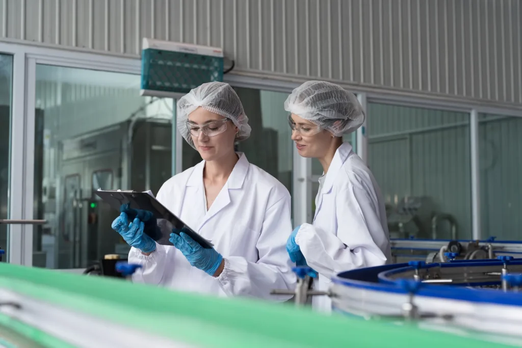 Two tablet-based quality control techniques on a packaging line